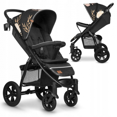 Lionelo - Carucior sport Annet Tour Lovin, Editie Limitata, De la nastere, Cu capotina impermeabila, Cu filtru UPF 50+, Cu maner reglabil, Plasa de tantari, Suport biberon, Saculet pentru picioare, Pa [1]