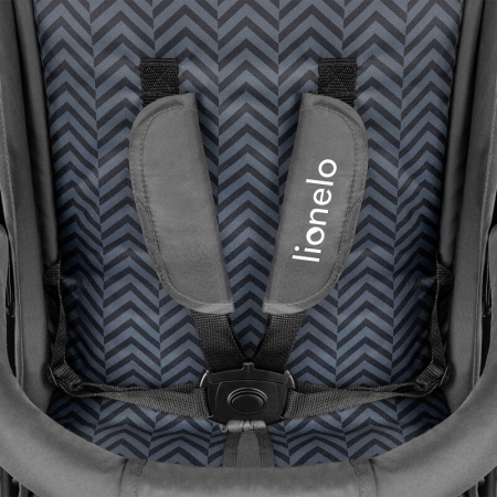 Lionelo - Carucior sport Elia, Cu husa de picioare, Cu plasa de tantari, Conform cu standardul european de securitate EN1888-1, Gri [16]