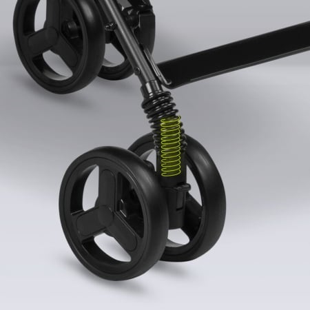 Lionelo - Carucior sport Elia, Cu husa de picioare, Cu plasa de tantari, Conform cu standardul european de securitate EN1888-1, Gri inchis [21]