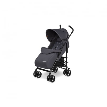 Lionelo - Carucior sport Elia, Cu husa de picioare, Cu plasa de tantari, Conform cu standardul european de securitate EN1888-1, Gri inchis [3]