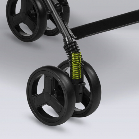 Lionelo - Carucior sport Elia, Cu husa de picioare, Cu plasa de tantari, Conform cu standardul european de securitate EN1888-1, Verde inchis [21]