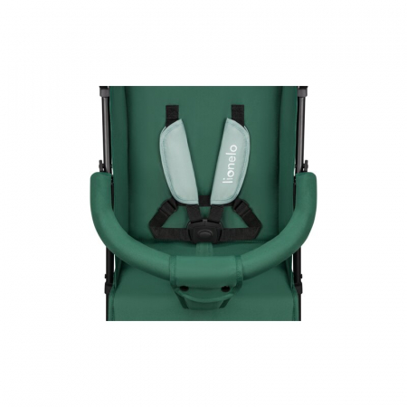 Lionelo - Carucior sport Elia, Cu husa de picioare, Cu plasa de tantari, Conform cu standardul european de securitate EN1888-1, Verde inchis [12]