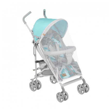 Lionelo - Carucior sport Elia Tropical, Cu husa de picioare, Cu plasa de tantari, Conform cu standardul european de securitate EN1888-1, Turcoaz [7]