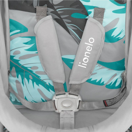Lionelo - Carucior sport Elia Tropical, Cu husa de picioare, Cu plasa de tantari, Conform cu standardul european de securitate EN1888-1, Turcoaz [18]