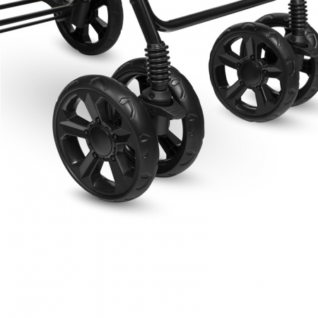 Lionelo - Carucior sport Emma Plus, Cu tavita, 2 Suporturi pentru pahar, Geanta accesorii, Conform cu standardul european de securitate EN1888-1, Forest Green [10]