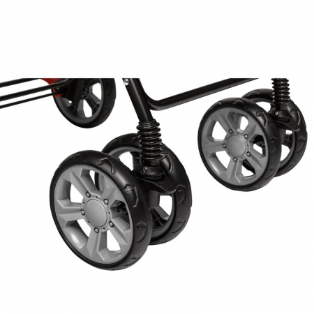 Lionelo - Carucior sport Emma Plus, Cu tavita, 2 Suporturi pentru pahar, Geanta accesorii, Conform cu standardul european de securitate EN1888-1, Pink Scandi [23]