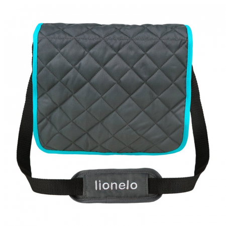 Lionelo - Carucior sport Emma Plus, Cu tavita, 2 Suporturi pentru pahar, Geanta accesorii, Conform cu standardul european de securitate EN1888-1, Vivid Turquoise [15]