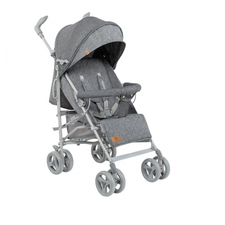 Carucioare sport si pliabile - Lionelo - Carucior sport Irma, Cu husa de picioare, Cu plasa de tantari, Conform cu standardul european de securitate EN1888-1, Gri