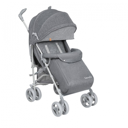 Lionelo - Carucior sport Irma, Cu husa de picioare, Cu plasa de tantari, Conform cu standardul european de securitate EN1888-1, Gri [6]