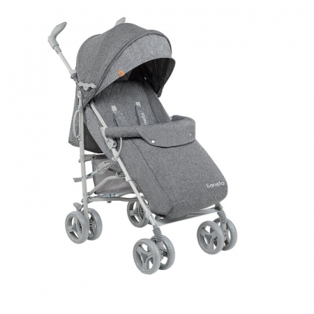 Lionelo - Carucior sport Irma, Cu husa de picioare, Cu plasa de tantari, Conform cu standardul european de securitate EN1888-1, Gri [7]