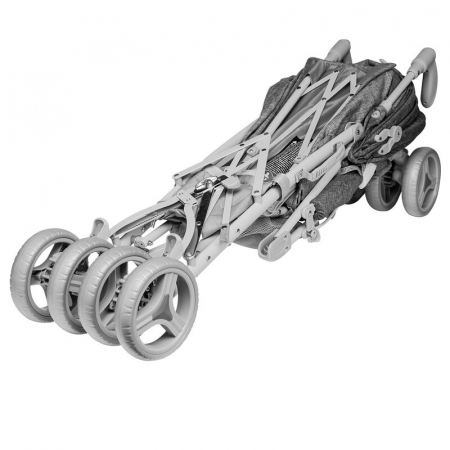 Lionelo - Carucior sport Irma, Cu husa de picioare, Cu plasa de tantari, Conform cu standardul european de securitate EN1888-1, Gri [14]