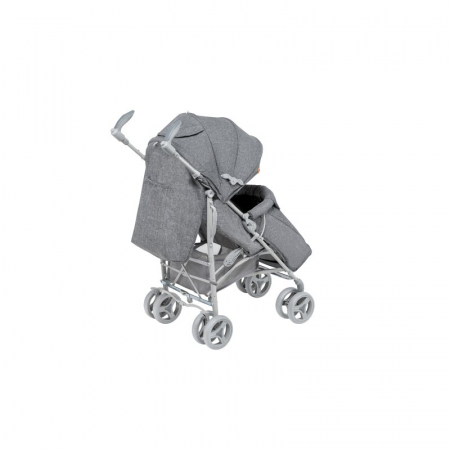 Lionelo - Carucior sport Irma, Cu husa de picioare, Cu plasa de tantari, Conform cu standardul european de securitate EN1888-1, Gri [12]