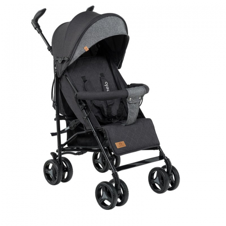 Carucioare sport si pliabile - Lionelo - Carucior sport Irma, Cu husa de picioare, Cu plasa de tantari, Conform cu standardul european de securitate EN1888-1, Negru