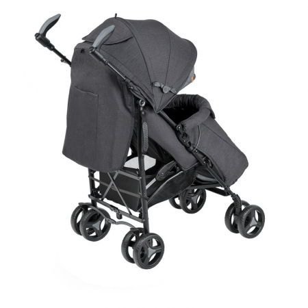 Lionelo - Carucior sport Irma, Cu husa de picioare, Cu plasa de tantari, Conform cu standardul european de securitate EN1888-1, Negru [12]