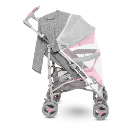 Lionelo - Carucior sport Irma, Cu husa de picioare, Cu plasa de tantari, Conform cu standardul european de securitate EN1888-1, Roz [11]