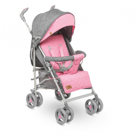 Carucioare sport si pliabile - Lionelo - Carucior sport Irma, Cu husa de picioare, Cu plasa de tantari, Conform cu standardul european de securitate EN1888-1, Roz