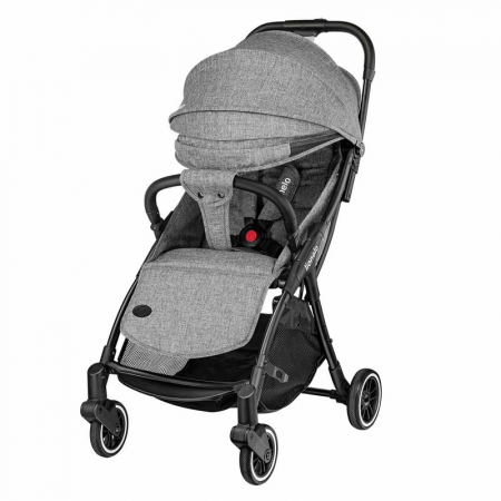 Lionelo - Carucior sport Julie One, De la nastere, Cu accesorii, Cadru din aluminiu, 0-22 kg, Conform cu standardele europene de securitate EN1888-1 si EN1888-2, Gri [4]