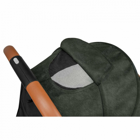 Lionelo - Carucior sport Julie One, De la nastere, Greutate redusa, Cu accesorii, Cadru din aluminiu, 0-22 kg, Conform cu standardele europene de securitate EN1888-1 si EN1888-2, Verde Tropical [17]