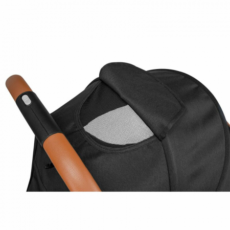 Lionelo - Carucior sport Julie One, De la nastere, Greutate redusa, Cu accesorii, Cadru din aluminiu, 0-22 kg, Conform cu standardele europene de securitate EN1888-1 si EN1888-2, Negru [14]