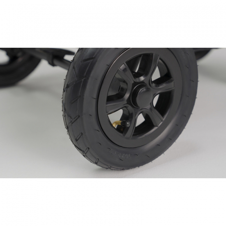 Lionelo - Carucior sport Natt, De la nastere, Cu accesorii si capotina XXL reglabila, 0 - 22 kg, Conform cu standardele europene de securitate EN1888-1, EN1888-2, Negru Onyx [23]