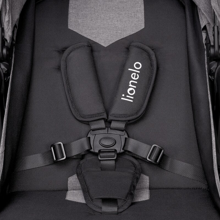 Lionelo - Carucior sport Zoey, De la nastere, Cu accesorii, Cadru din aluminiu, 0- 15 kg, Conform cu standardul european de securitate EN1888-1, Gri [13]