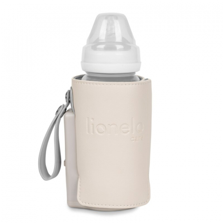 Lionelo - Incalzitor biberoane ThermUp Go Plus, Portabil, Cu aspect elegant, Temperatura constanta pana la 24 h, Incarcare USB, Bej [2]
