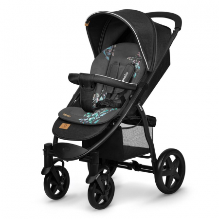 Lionelo - Insertie carucior, Editie limitata, Ajustabile pentru fiecare carucior, Cu orificii pentru centurile de siguranta, Cu imprimeu fata-verso, Din material hidrofob, 48x72x1 cm, Gri [2]