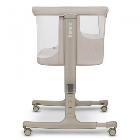 Lionelo - Patut co-sleeper 3 in 1, Aurora, Cu leganare si setare unghiulara, Include saltea cu densitate T25 si geanta transport, Reglabil in 5 pozitii, Pana la 9 kg, 0 luni+, 85x60x66 cm, Certificari [16]