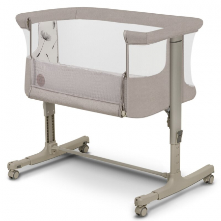 Lionelo - Patut co-sleeper 3 in 1, Aurora, Cu leganare si setare unghiulara, Include saltea cu densitate T25 si geanta transport, Reglabil in 5 pozitii, Pana la 9 kg, 0 luni+, 85x60x66 cm, Certificari [3]