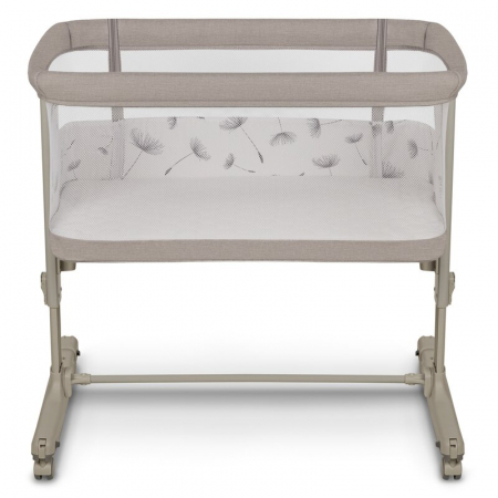 Lionelo - Patut co-sleeper 3 in 1, Aurora, Cu leganare si setare unghiulara, Include saltea cu densitate T25 si geanta transport, Reglabil in 5 pozitii, Pana la 9 kg, 0 luni+, 85x60x66 cm, Certificari [6]