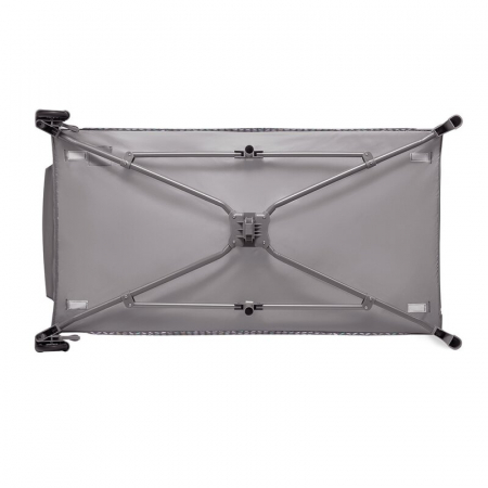 Patut pliant cu doua nivele, 120x60 cm, arcada jucarii, masuta de infasat, vibratii, melodii,Grey Scandi [13]
