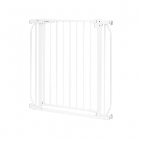 Lionelo - Poarta de siguranta prin presiune Truus Slim, 105 cm, Conform cu standardul europeane de securitate EN1930, Alb [4]
