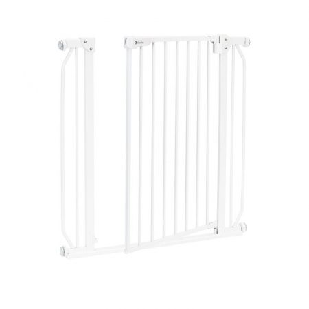Lionelo - Poarta de siguranta prin presiune Truus Slim, 105 cm, Conform cu standardul europeane de securitate EN1930, Alb [3]