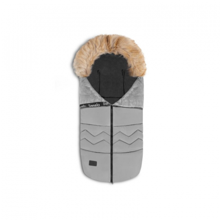 Lionelo - Sac de iarna pentru carucior Frode, 90x45 cm, Impermeabil, Universal, Gri [4]