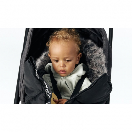 Lionelo - Sac de iarna pentru carucior Frode, 90x45 cm, Impermeabil, Universal, Negru [13]