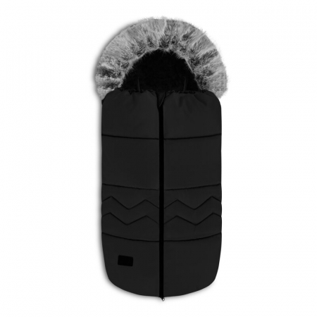 Lionelo - Sac de iarna pentru carucior Frode, 90x45 cm, Impermeabil, Universal, Negru [2]
