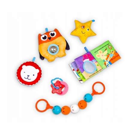 Lionelo - Salteluta educationala interactiva Agnes, Cu jucarii, Conform cu standardul european de securitate EN71, Multicolor [9]