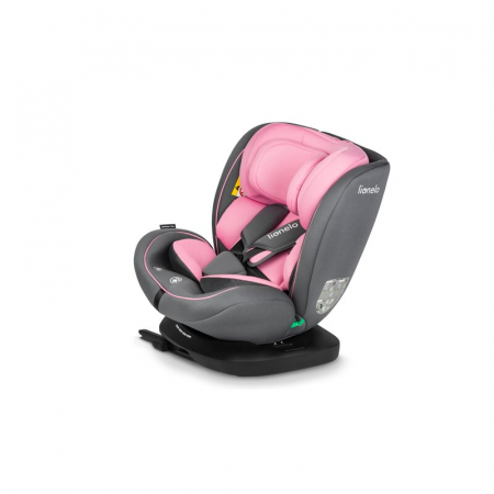Lionelo - Scaun auto Bastiaan i-Size, 4 in 1, Protectie laterala, Cu spatar inclinabil in 4 pozitii, Cu tetiera reglabila in 7 pozitii, Rotire 360 grade, Top Tether, 0-36 Kg, 40-150 cm, Cu Isofix, Con [10]