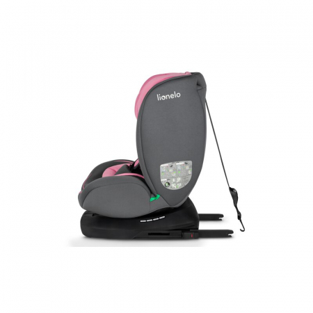 Lionelo - Scaun auto Bastiaan i-Size, 4 in 1, Protectie laterala, Cu spatar inclinabil in 4 pozitii, Cu tetiera reglabila in 7 pozitii, Rotire 360 grade, Top Tether, 0-36 Kg, 40-150 cm, Cu Isofix, Con [12]