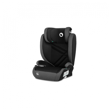 Scaune auto 15-36 kg - Lionelo - Scaun auto, Hugo i-Size, Universal, Orientare in directia sensului de mers, Reglabil, Conform standardului de securitate R129, 100-150 cm, 4-12 ani, Gri