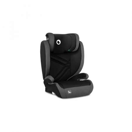 Lionelo - Scaun auto, Hugo i-Size, Universal, Orientare in directia sensului de mers, Reglabil, Conform standardului de securitate R129, 100-150 cm, 4-12 ani, Gri [2]