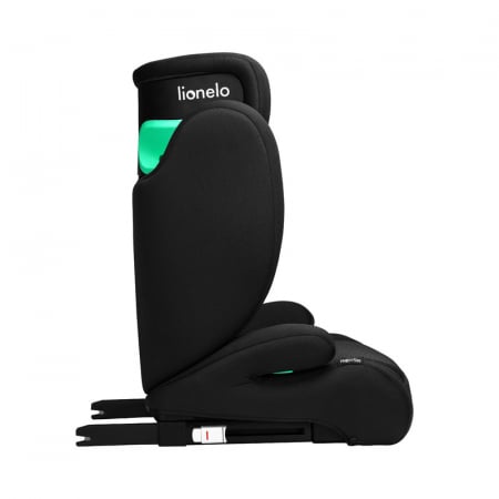 Lionelo - Scaun auto, Hugo i-Size, Universal, Orientare in directia sensului de mers, Reglabil, Conform standardului de securitate R129, 100-150 cm, 4-12 ani, Negru [7]