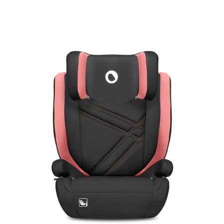 Lionelo - Scaun auto, Hugo i-Size, Universal, Orientare in directia sensului de mers, Reglabil, Conform standardului de securitate R129, 100-150 cm, 4-12 ani, Roz [6]