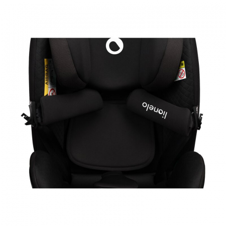 Lionelo - Scaun auto I-size Antoon Plus, Pozitie de somn, Protectie laterala, Rotire 360 grade, 0-18 kg, Cu Isofix si picior de sustinere, Negru, Testat ADAC, Conform cu standardul european de securit [16]