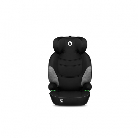 Lionelo - Scaun auto Lars i-Size, Cu tetiera reglabila in 10 pozitii, Cu pozitionare spre sensul de mers, 15-36 Kg, 100-150 cm, Conform cu standardul european de securitate ECE R129/03, Negru/Gri [4]