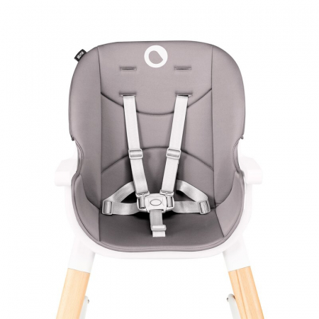 Lionelo - Scaun de masa Mona, 4 in 1, Transformabil, Reglabil in inaltime in 3 pozitii, Conform cu standardele europene de securitate EN14988, EN16120, Stone [14]