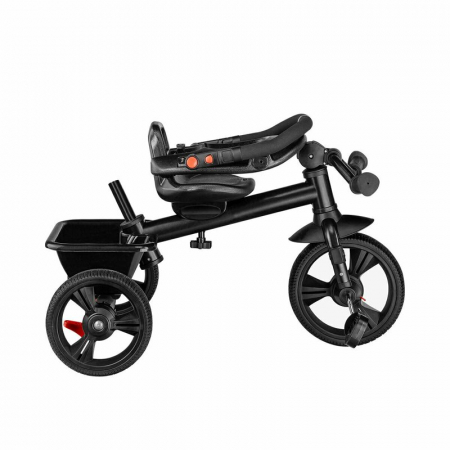 Lionelo - Tricicleta Haari, Suport picioare, Control al directiei, Scaun reversibil, Rotire 360 grade, Pliabila, Conform cu standardul european de securitate EN71, Albastru [19]