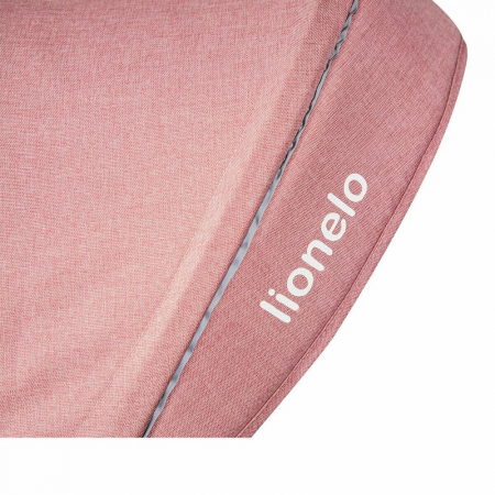 Lionelo - Tricicleta Haari, Suport picioare, Control al directiei, Scaun reversibil, Rotire 360 grade, Pliabila, Conform cu standardul european de securitate EN71, Bubblegum [26]
