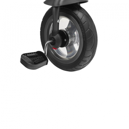 Lionelo - Tricicleta Tris, Mecanism de pedalare libera, Suport picioare, Control al directiei, Scaun reversibil, Rotire 360 grade, Pliabila, Conform cu standardul europeane de securitate EN71, Gri [21]
