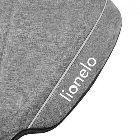 Lionelo - Tricicleta Tris, Mecanism de pedalare libera, Suport picioare, Control al directiei, Scaun reversibil, Rotire 360 grade, Pliabila, Conform cu standardul europeane de securitate EN71, Gri [15]